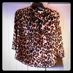 Monteau bow neck shirt